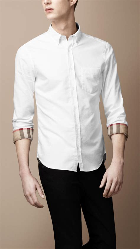 burberry white shirts|burberry white shirt sale.